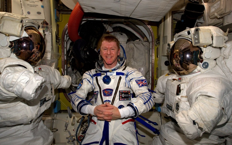Astronauta Tim Peake. Źródło fot. https://twitter.com/astro_timpeake