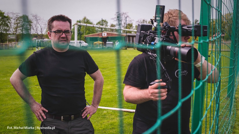 Reżyser filmu "Father0" - Konrad Pachciarek oraz autor zdjęć - Łukasz Nyks. Fot. Michał Miarka