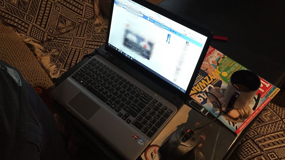 Policja zatrzymała cyberpirata z Dębna. Fot. Materiały policji
