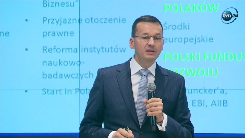 Reformę OFE zapowiedział wicepremier Mateusz Morawiecki. Fot. TVN24/x-news