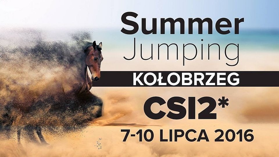 Plakat zawodów Cavaliada Summer Jumping 2016. Fot. Materiały organizatorów