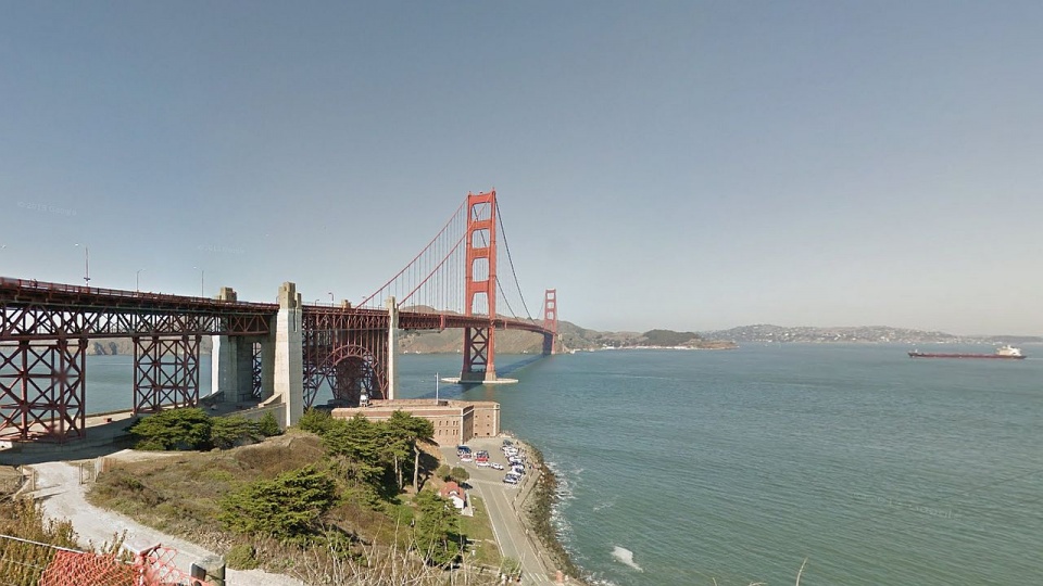 Most Golden Gate w San Francisco. Fot. google.pl/maps