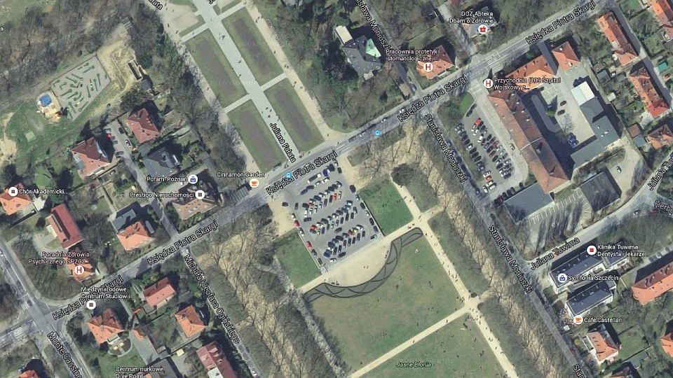 Piotra Skargi w Szczecinie. Fot. google.pl/maps