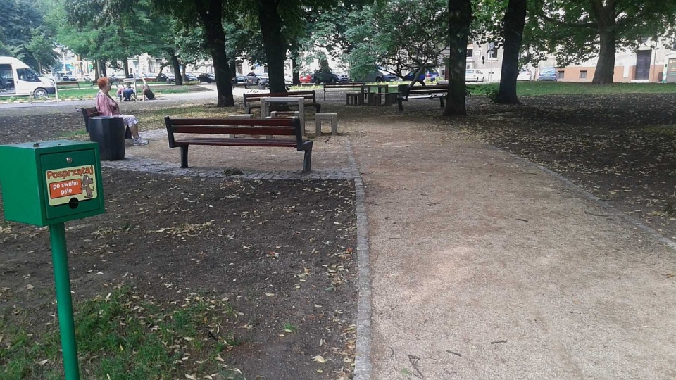 Hamaki na skwerze Kuklińskiego. Fot. ZUK Szczecin