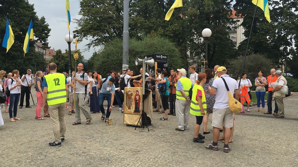 Młodzież z Ukrainy ewangelizuje w Szczecinie. Fot. Kamil Nieradka [Radio Szczecin]