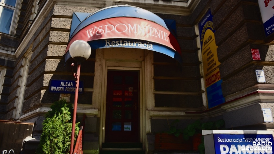 Restauracja "Wspomnienie" kończy działalność. Zastąpi ją gabinet stomatologiczny. Fot. Konrad Nowak [Radio Szczecin]
