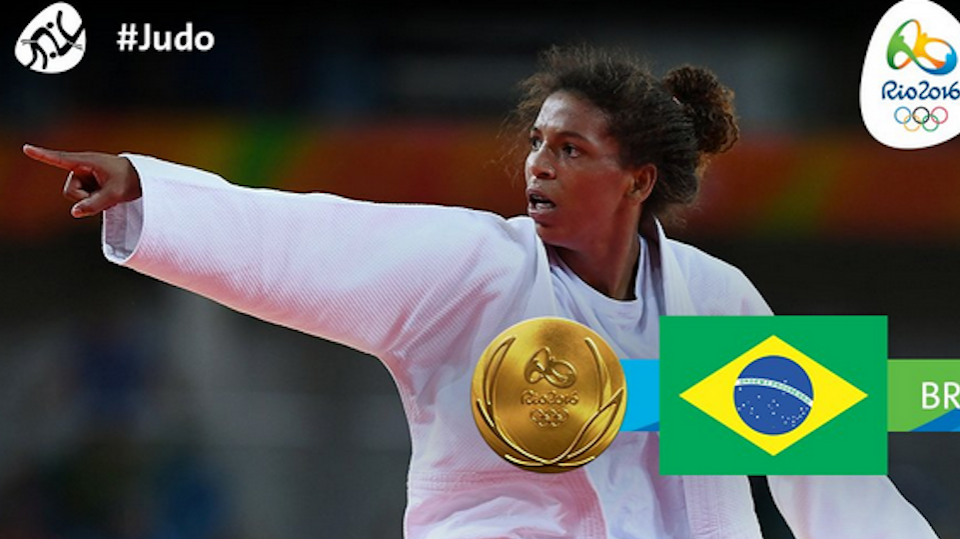 Rafaela Silva - złota medalistka z Brazylii. Fot. RIO2016_en