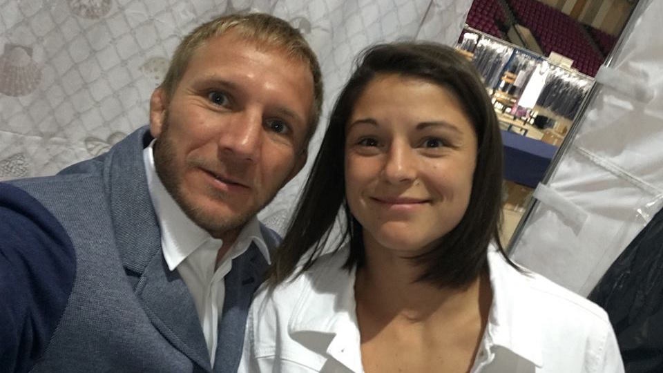Katarzyna Kłys z mężem Arturem, który jest jednocześnie jej trenerem. Fot. Facebook Katarzyny Kłys