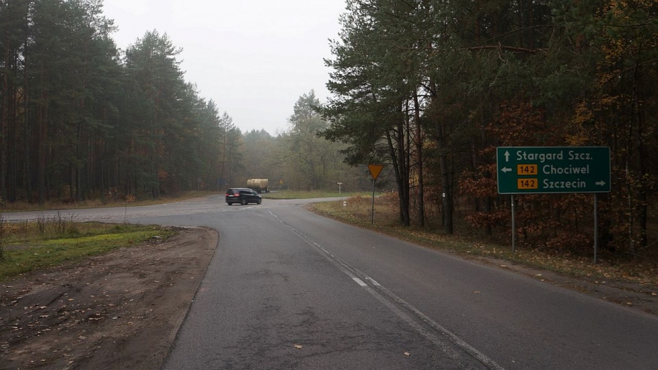 Chociwelka - droga wojewódzka nr 142. Fot. zzdw.koszalin.pl