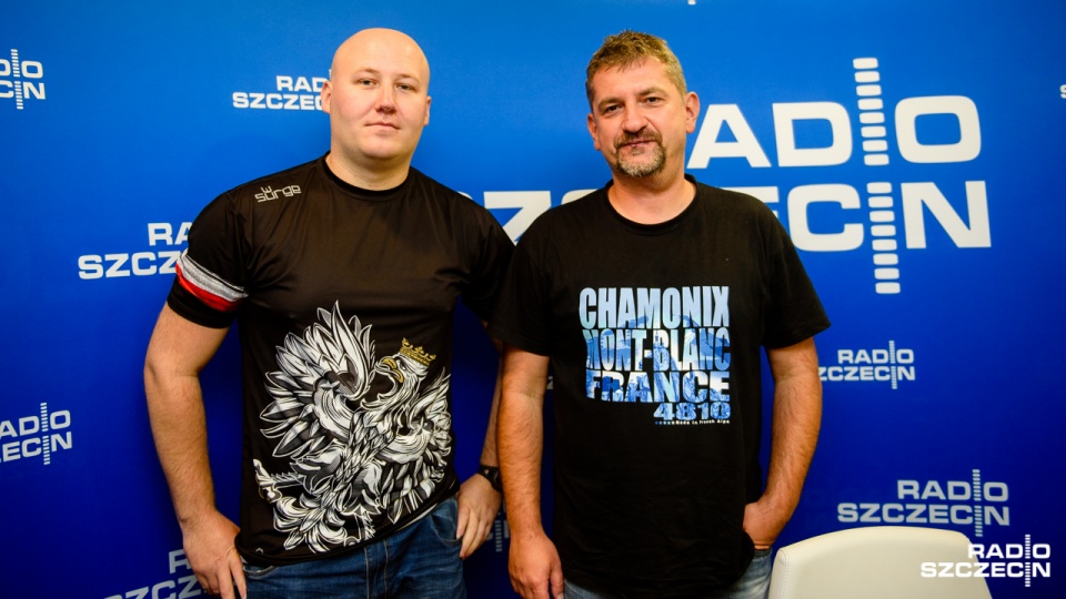 Nauczyciel języka polskiego i pracownik Zakładów Chemicznych z Polic spełnili swoje marzenia i zdobyli Mont Blanc. Fot. Konrad Nowak [Radio Szczecin]