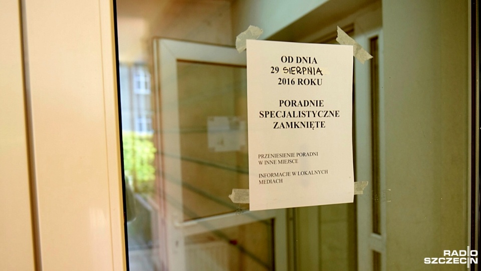 Przychodnia Kolejowa w Chojnie zamknięta. Fot. Jarosław Gaszyński [Radio Szczecin]