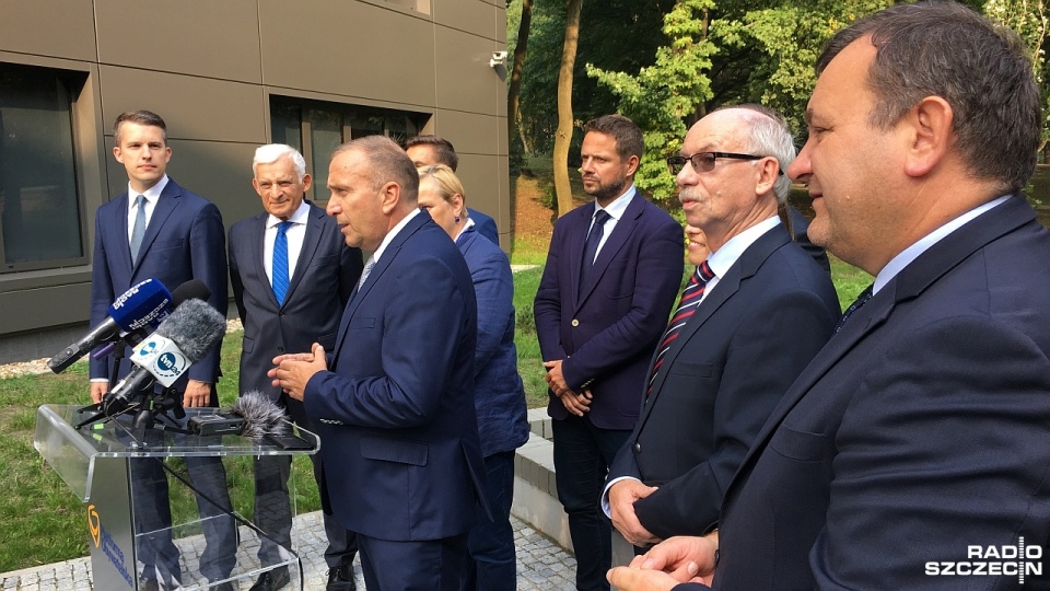 W naszym mieście rozpoczęły się obrady Konwencji Programowej Platformy Obywatelskiej. Członkowie tej partii dyskutują o miejscu Polski w Europie. Fot. Grzegorz Gibas [Radio Szczecin]