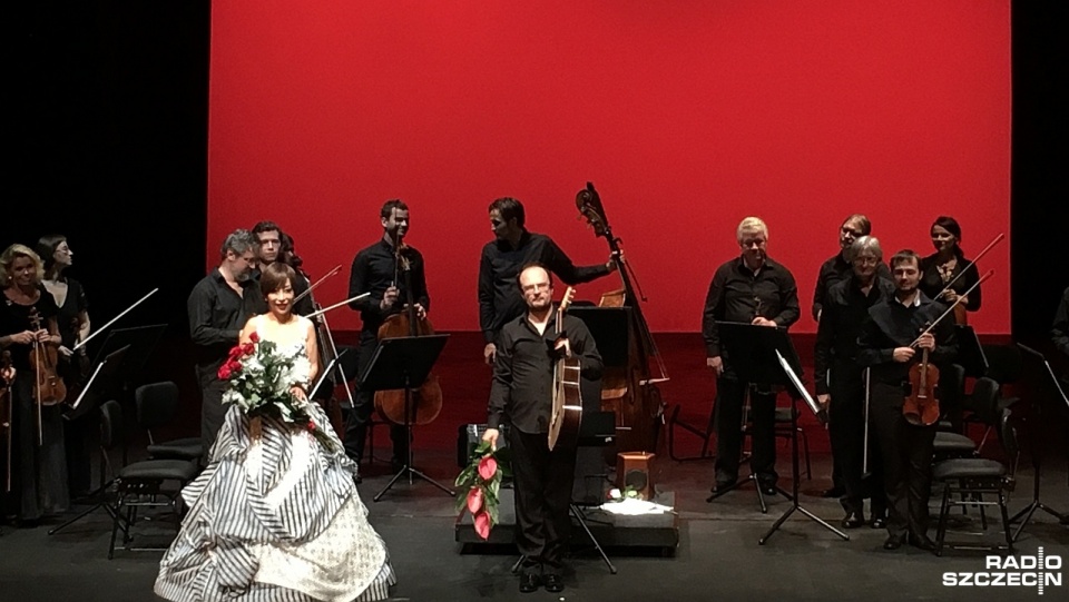 Sumi Jo, Krzysztof Meisinger i Sinfonia Varsovia w Operze na Zamku w Szczecinie. Fot. Małgorzata Frymus [Radio Szczecin]