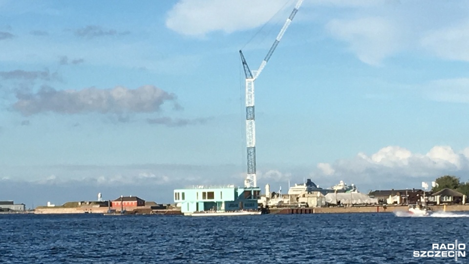 Pływający akademik jest już w Kopenhadze. Fot. Grzegorz Gibas [Radio Szczecin]