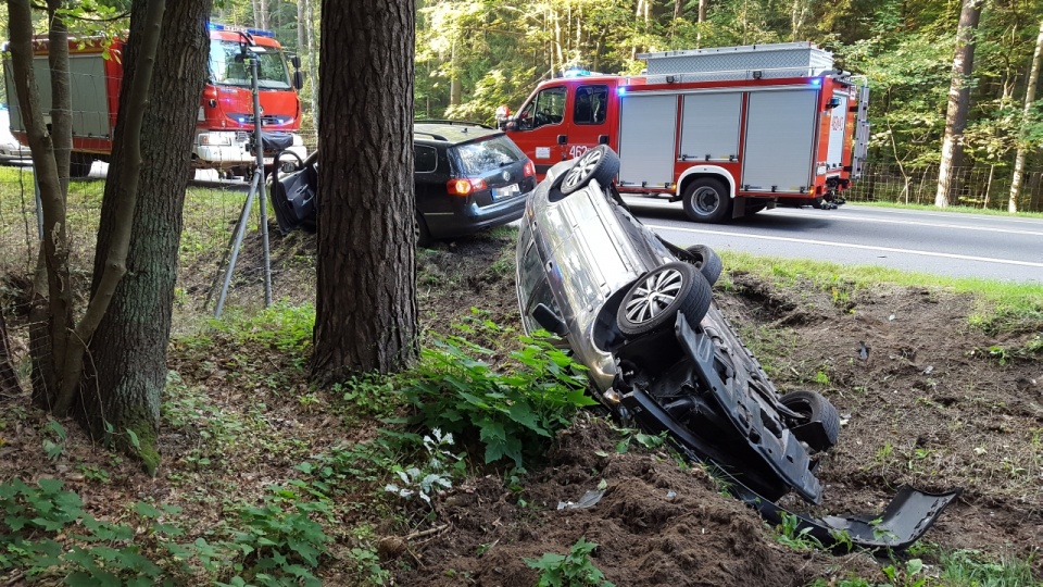 Jedna osoba została ranna w wypadku na S3 w okolicach Dargobądza. Fot. Andrzej Ryfczyński, iswinoujscie.pl