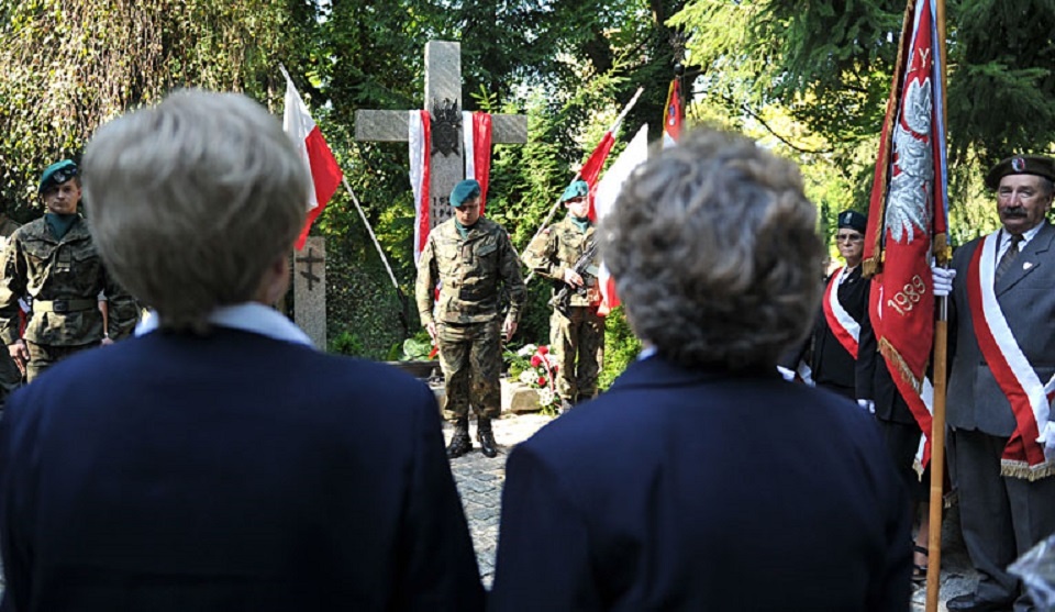Uroczystości na Cmentarzu Centralnym w Szczecinie. Fot. Łukasz Szełemej [Radio Szczecin/Archiwum]