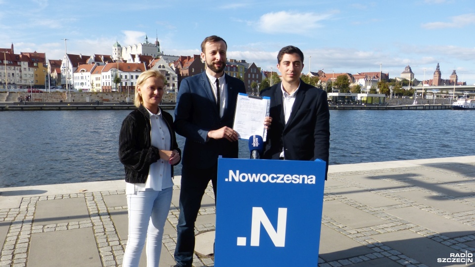 Konferencja Nowoczesnej. Fot. Alicja Szymańska [Radio Szczecin]