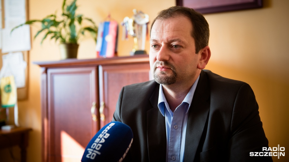 Jarosław Chudyk, dyrektor ZSP w Nowogardzie. Fot. Konrad Nowak [Radio Szczecin]
