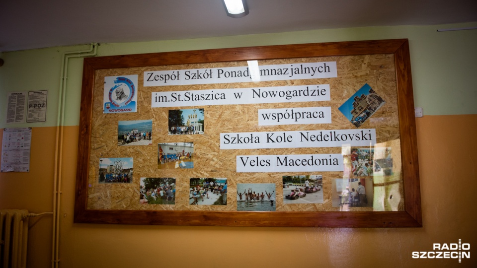 Do Zespołu Szkół Ponadgimnazjalnych przy ul. Poniatowskiego w Nowogardzie uczęszcza ponad 700 uczniów. Fot. Konrad Nowak [Radio Szczecin]
