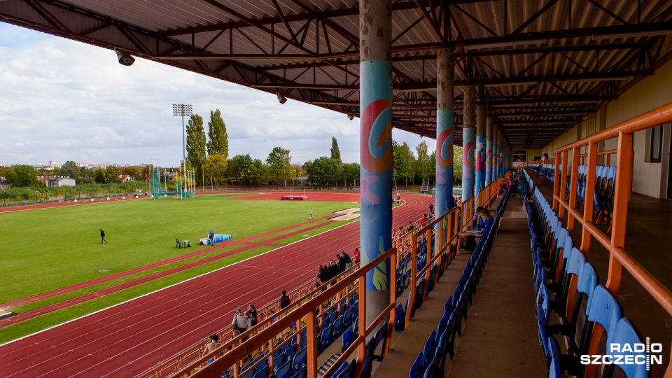 Stadion przy ul. Litewskiej w Szczecinie. Fot. Konrad Nowak [Radio Szczecin]