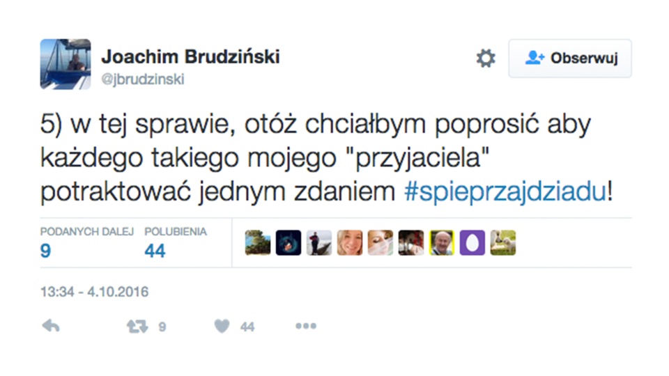 żródło: Twitter/@jbrudzinski