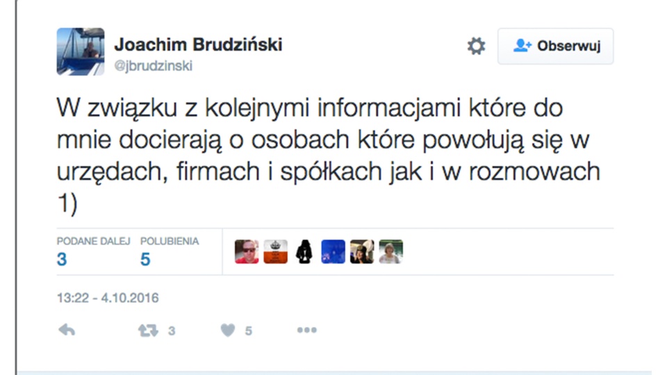 żródło: Twitter/@jbrudzinski