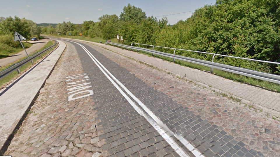 Droga wojewódzka 120 łącząca Gryfino z Mescherin. Fot. google.pl/maps