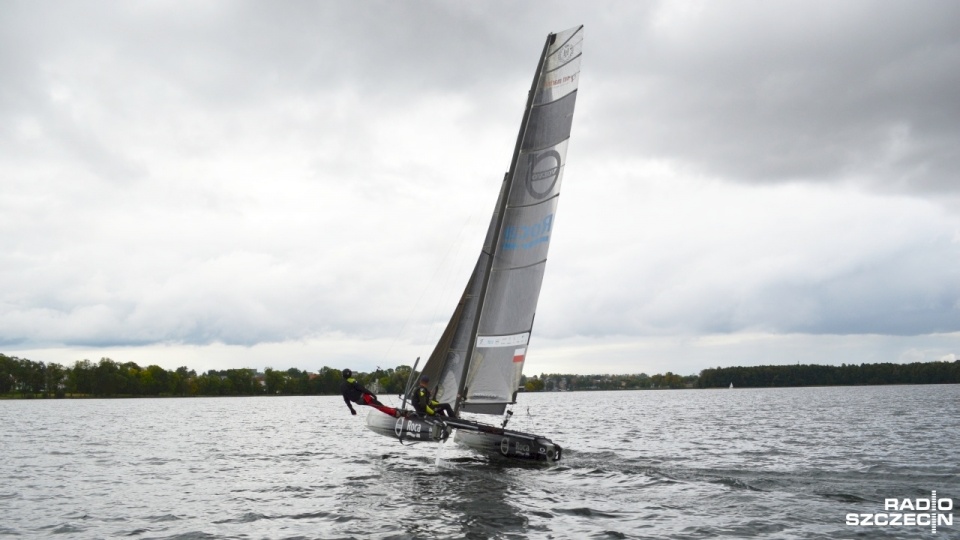 Katamaran sportowy Flying Phantom. Fot. Dawid Siwek [Radio Szczecin]