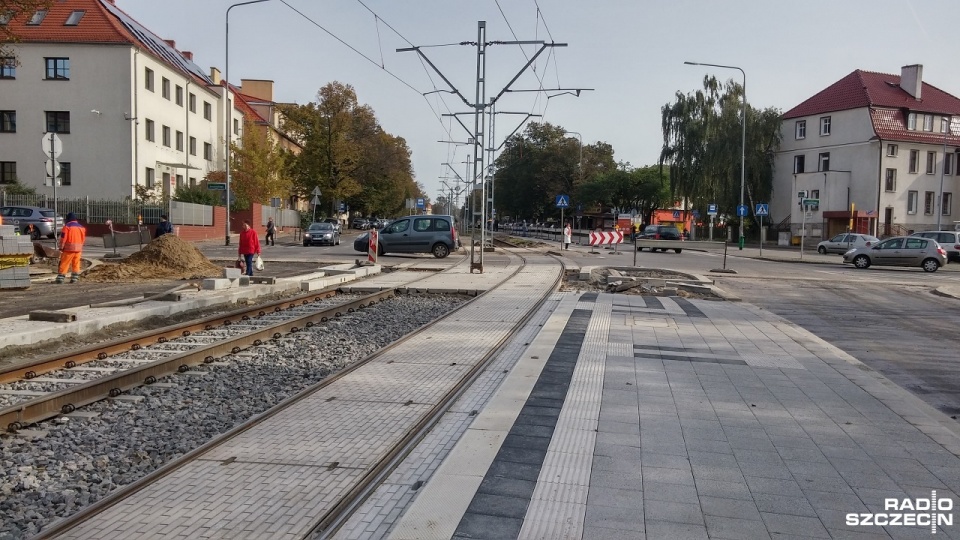 Budowa ronda na szczecińskim Pogodnie. Fot. Marek Borowiec [Radio Szczecin]