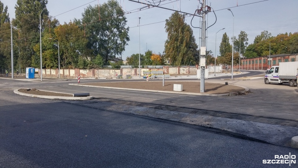 Budowa ronda na szczecińskim Pogodnie. Fot. Marek Borowiec [Radio Szczecin]