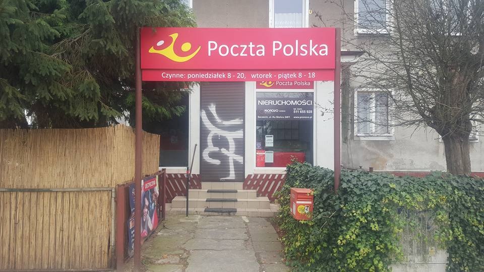 Poczta przy ul. Okulickiego w Szczecinie. Fot. Magdalena Jóźwiak