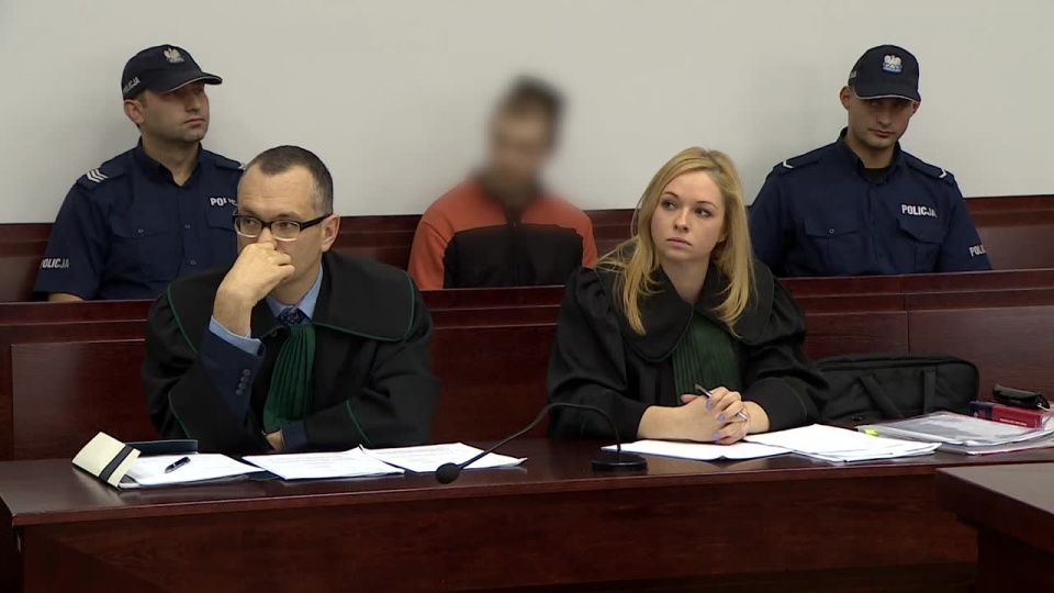 Wyrok dożywocia dla Samuela N. za zabicie 10-latki utrzymał Sąd Apelacyjny we Wrocławiu. Fot. TVN24/x-news