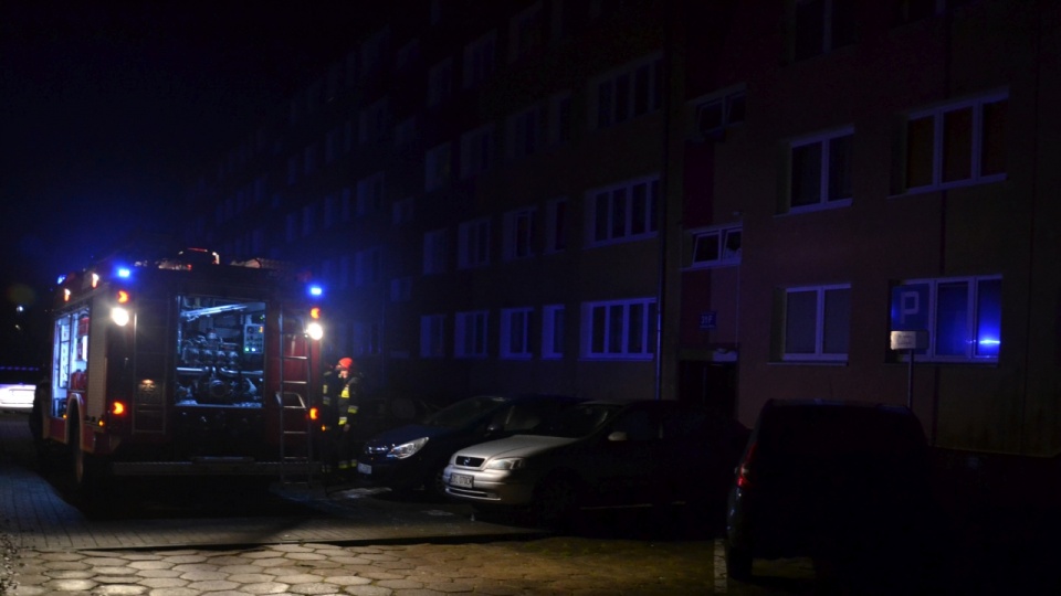 Trzy osoby z objawami podtrucia trafiły do szpitala. Fot. Przemysław Polanin [Radio Szczecin]