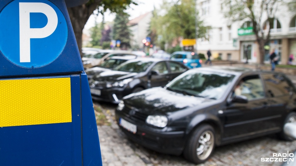 Parkomat Strefy Płatnego Parkowania. Fot. Olaf Nowicki [Radio Szczecin]