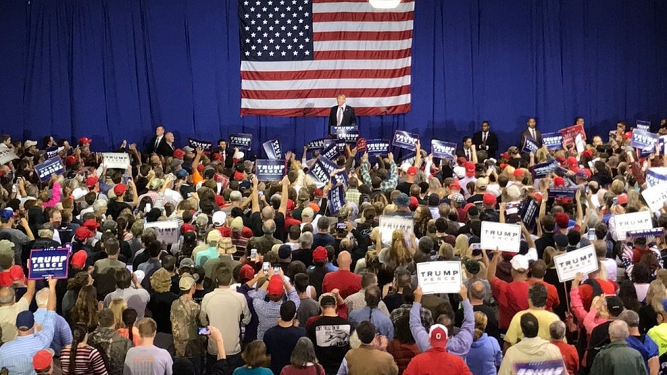Donald Trump podczas wiecu w Ohio. Fot. Donald Trump Twitter