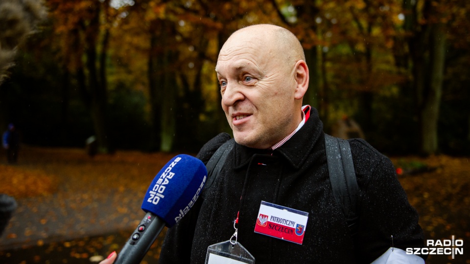 Zenon Szpruta z Fundacji Niezłomni. Fot. Konrad Nowak [Radio Szczecin]
