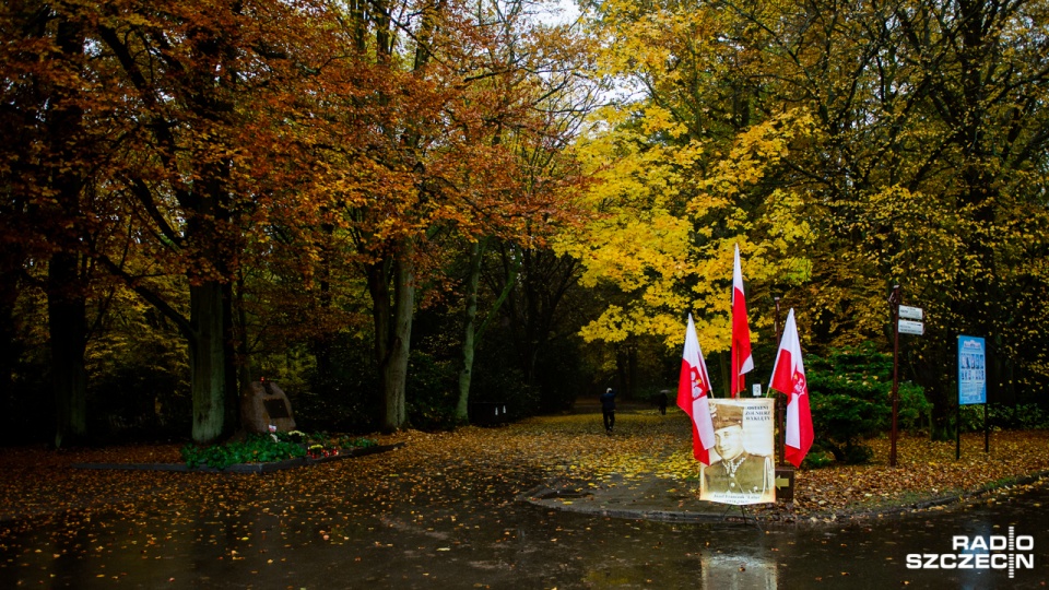 Wolontariusze prawie 10 fundacji i stowarzyszeń kwestują od rana na Cmentarzu Centralnym w Szczecinie. Fot. Konrad Nowak [Radio Szczecin]