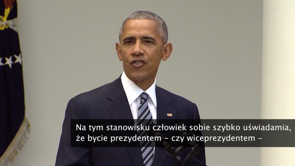 Kraj potrzebuje poczucia jedności - tak wyniki wyborów w USA skomentował urzędujący prezydent Barack Obama. Fot. x-news/US CBS