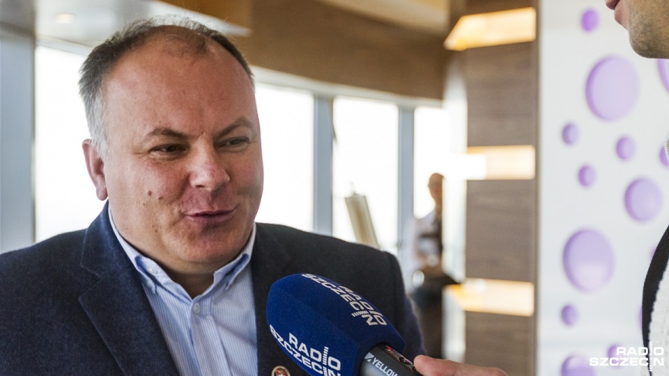 Piotr Piwowarczyk ze Świnoujskiej Organizacji Turystycznej. Fot. Weronika Łyczywek [Radio Szczecin]