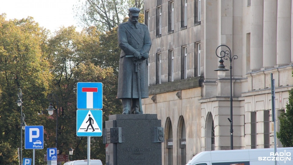 Pomnik Józefa Piłsudskiego w Warszawie. Fot. Piotr Kołodziejski [Radio Szczecin]