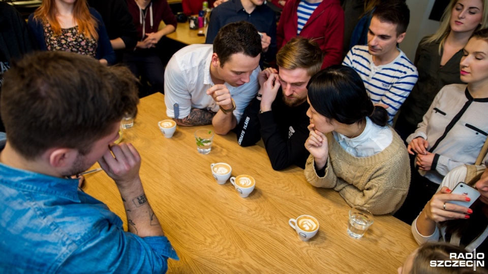 "Szczeciński Puchar Latte Art". Fot. Olaf Nowicki [Radio Szczecin]