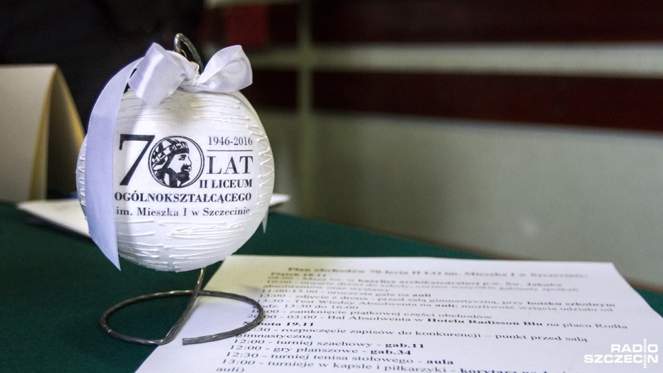 70-lecie istnienia świętuje szczeciński "Pobożniak", czyli Liceum Ogólnokształcące nr 2. Fot. Weronika Łyczywek [Radio Szczecin]