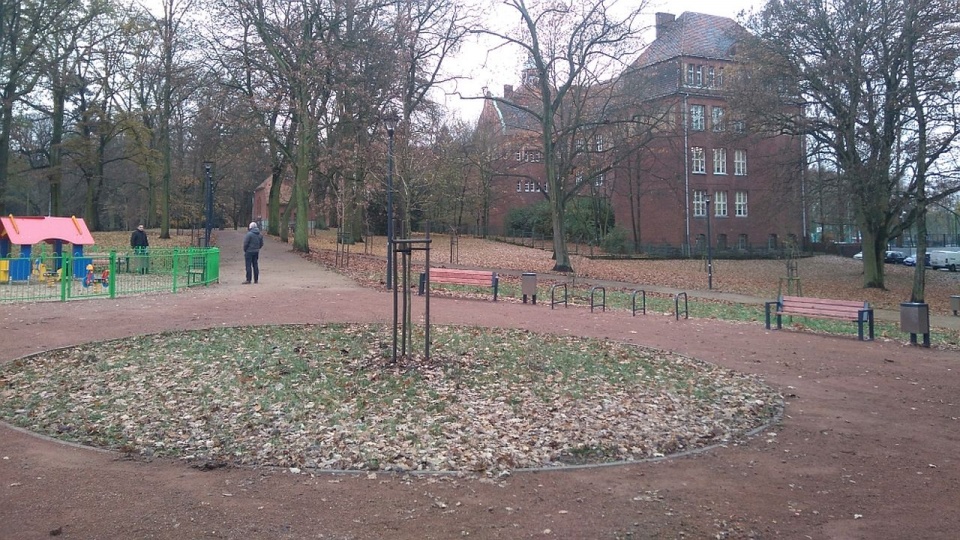 Modernizacja parku przy Technoparku Pomerania. Fot. ZUK Szczecin