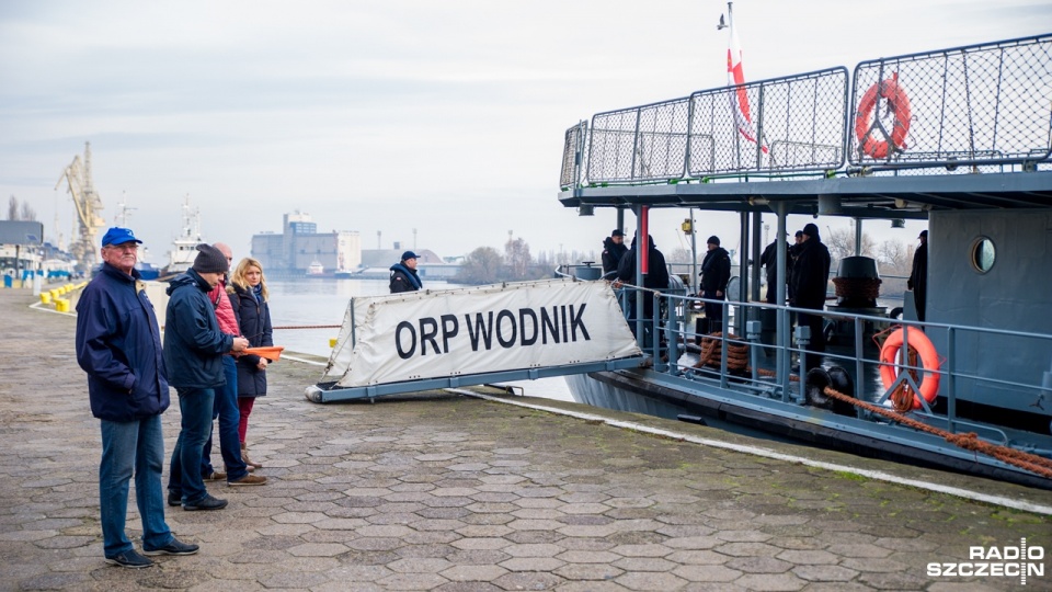 Dwa okręty Marynarki Wojennej wpłynęły do Szczecina. Fot. Olaf Nowicki [Radio Szczecin]