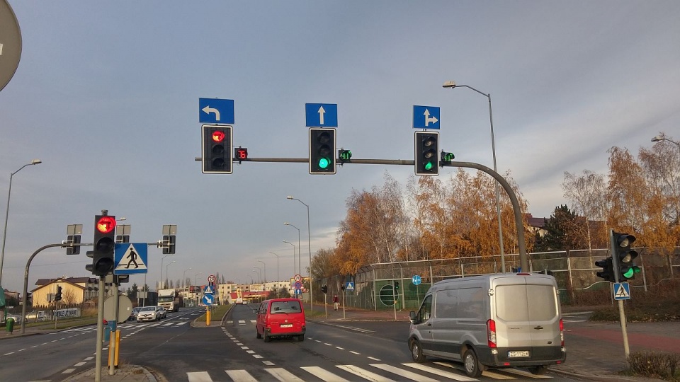 Skrzyżowanie Krakowskiej, Europejskiej i Bronowickiej. Fot. Marek Borowiec [Radio Szczecin]