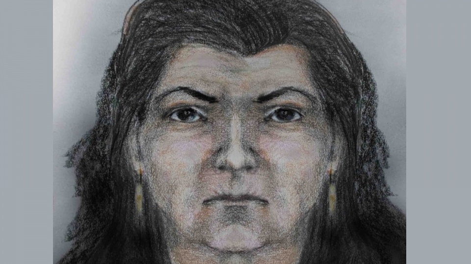 Funkcjonariusze publikują jej portret pamięciowy. Mat. policji, źródło: www.choszczno.policja.gov.pl