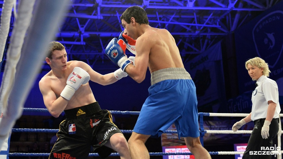 Mecz bokserski ligi World Series of Boxing w Szczecinie. Fot. Łukasz Szełemej [Radio Szczecin/Archiwum]