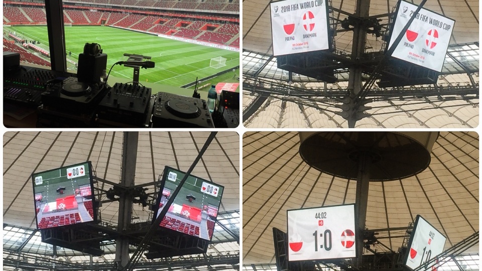 Program był już wykorzystywany podczas ostatnich meczów reprezentacji Polski w piłce nożnej z Danią i Armenią na stadionie PGE Narodowy oraz ze Słowenią na Stadionie Wrocław. Mat. Xtendo