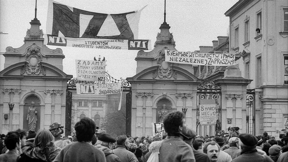 Strajk NZS na Uniwersytecie Warszawskim. Fot. nzs.uw.edu.pl