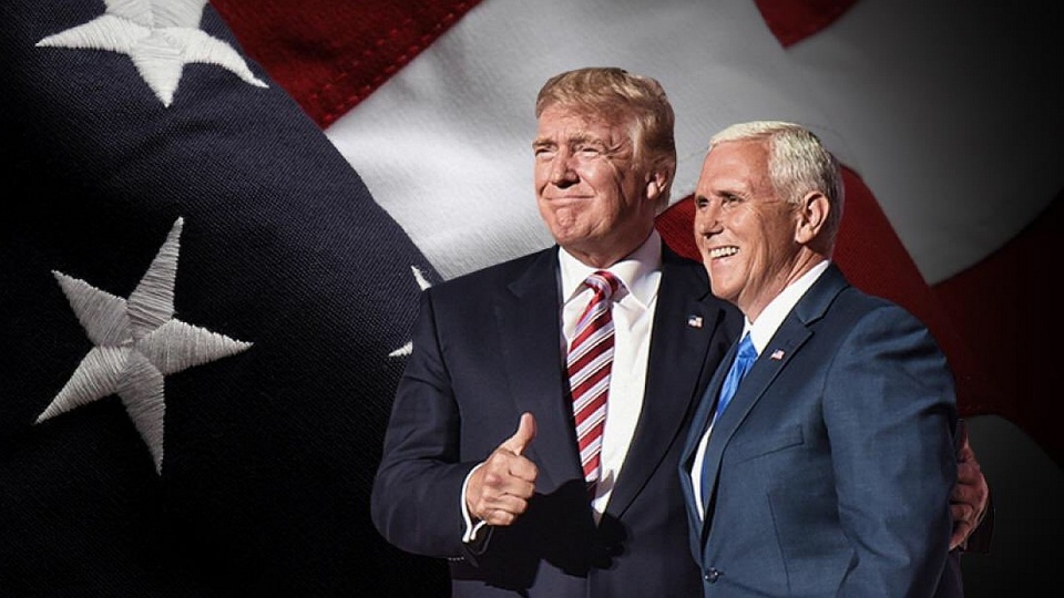 Donald Trump (z lewej) i Mike Pence, który będzie wiceprezydentem USA. Fot. Donald Trump Twitter